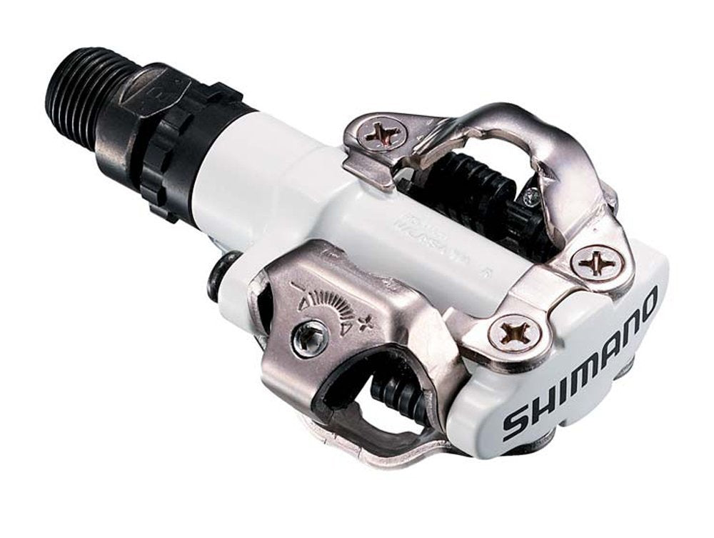 SHIMANO SPD PD-M520 Clipless Pedals; White