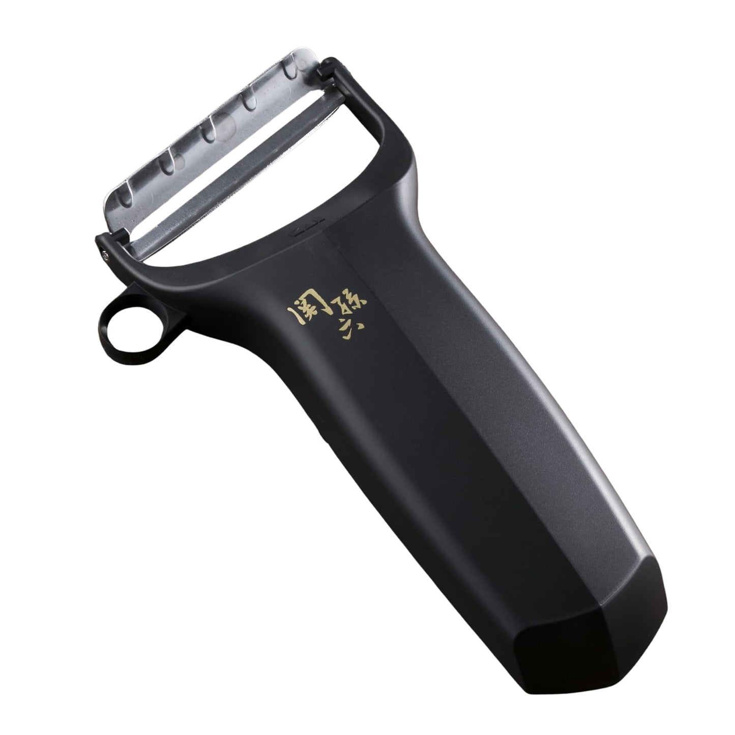 Kai Corporation DH3341 Sekimagoroku Compact Peeler, Made in Japan, Black