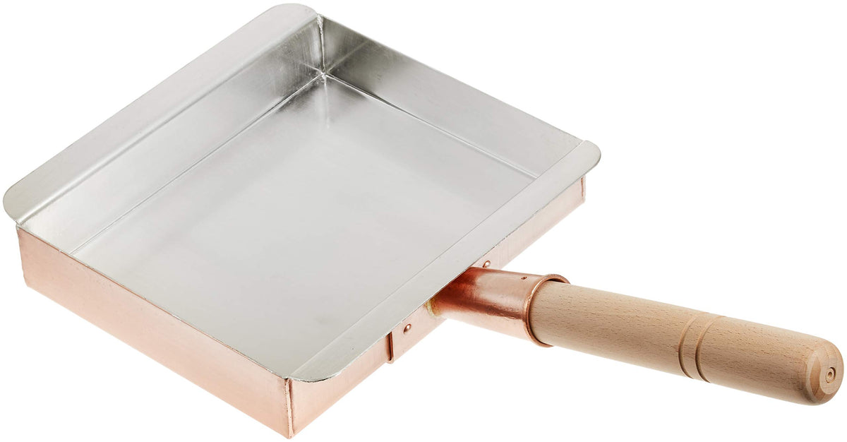 EBM Copper Egg Yaki, Nagoya Shape, 7.1 inches (18 cm)