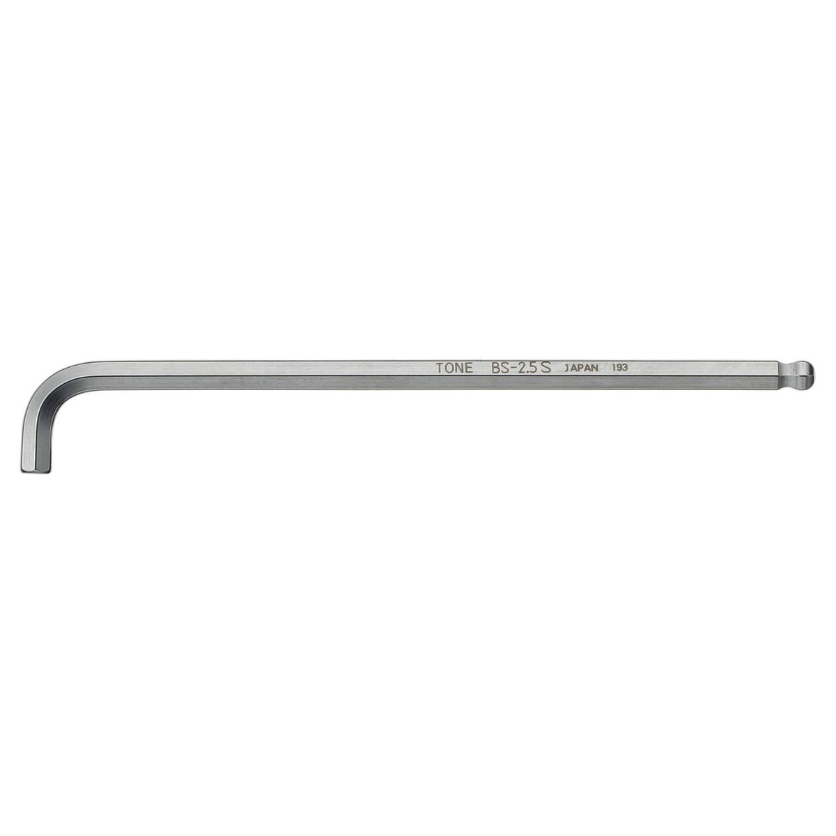 TONE Ball End Short Body Short Head Hex Key (BS-2.5S)