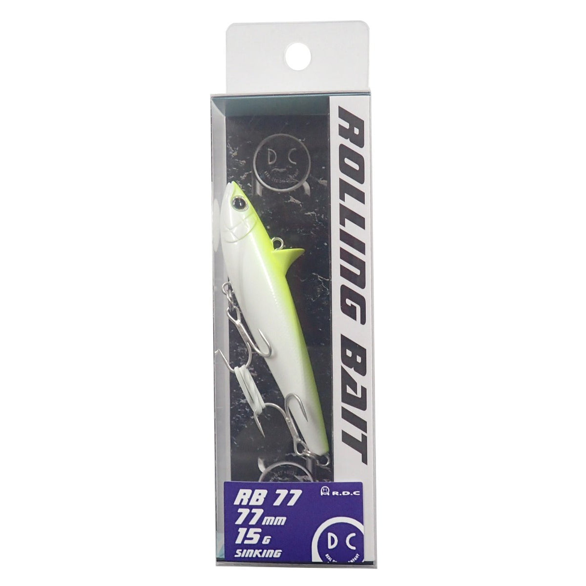 TackleHouse RB77 Vibrating R.D.C Rolling Bait 3.0 inches (77 mm), 0.5 oz (15 g), PW Chart Back #02 Lure