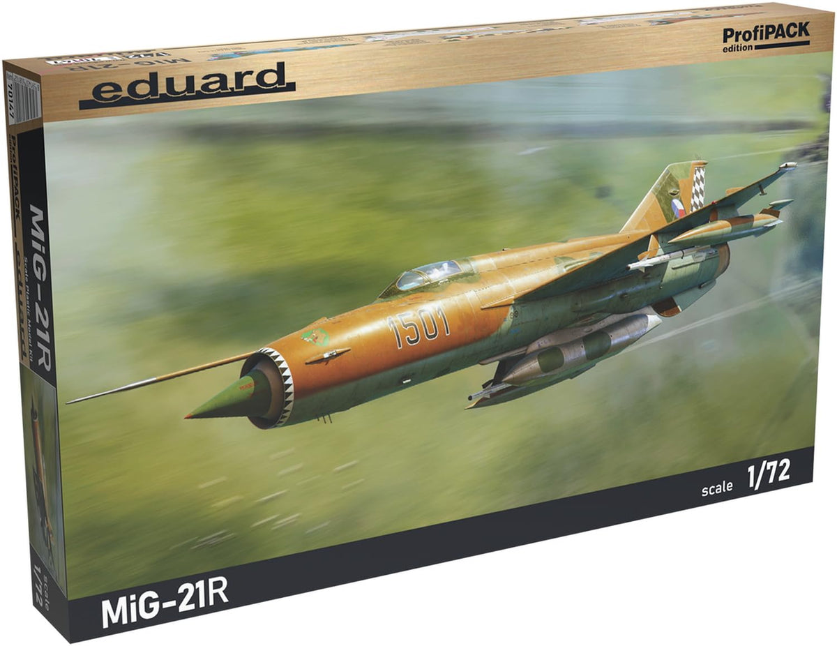 Edualdo 1/72 Profi Pack Czech Republic MiG-21R Fish Bed Plastic Model EDU70147 (Aircraft)