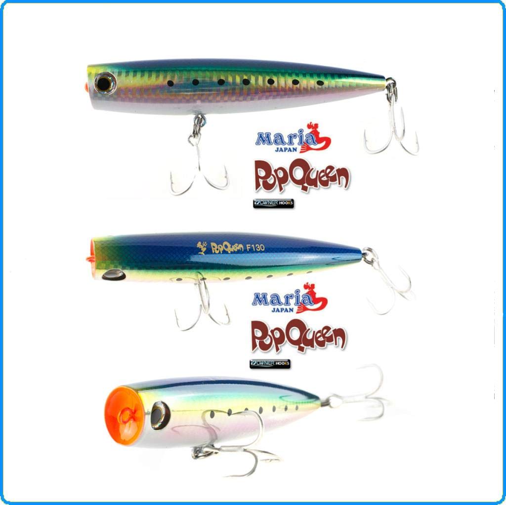 Yamashita Popper Pop Queen F130, 5.1 inches (130 mm), 1.4 oz (40 g), Sardine B01H Lure