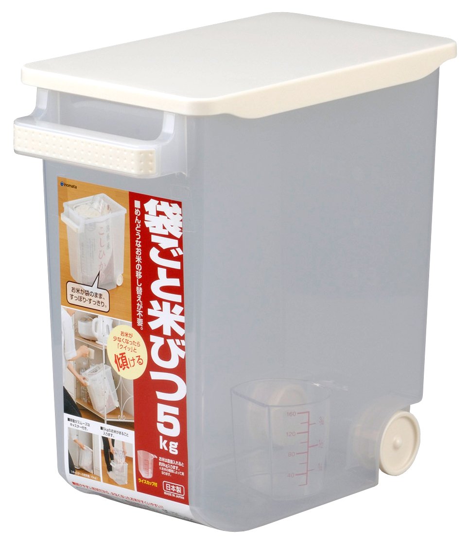 Inomata chemical rice bin bags each rice bin measuring cup with 5Kg