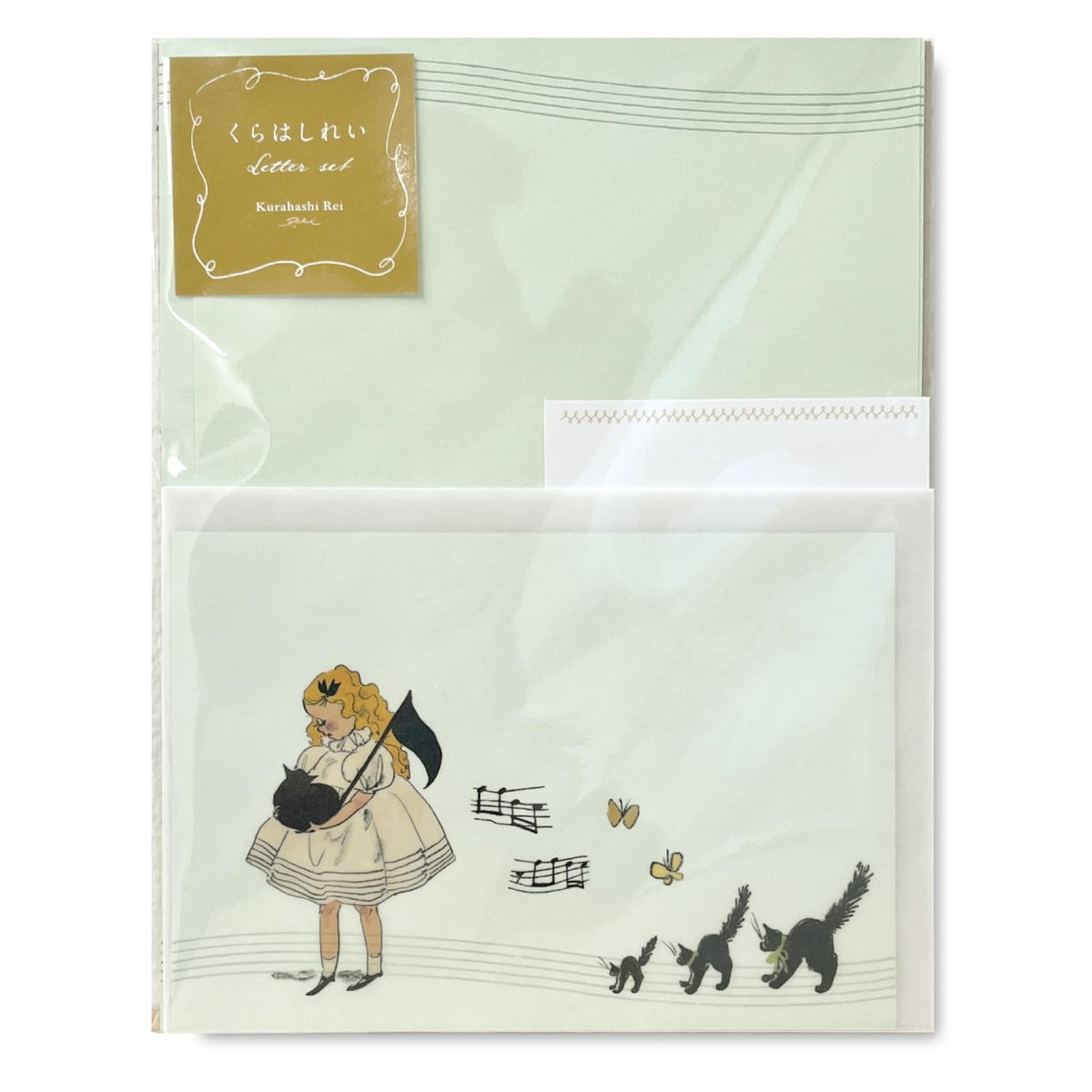 Gakken StaFul Kurakiya Letter Set, Translucent Letter, Cat Funjata AD05525