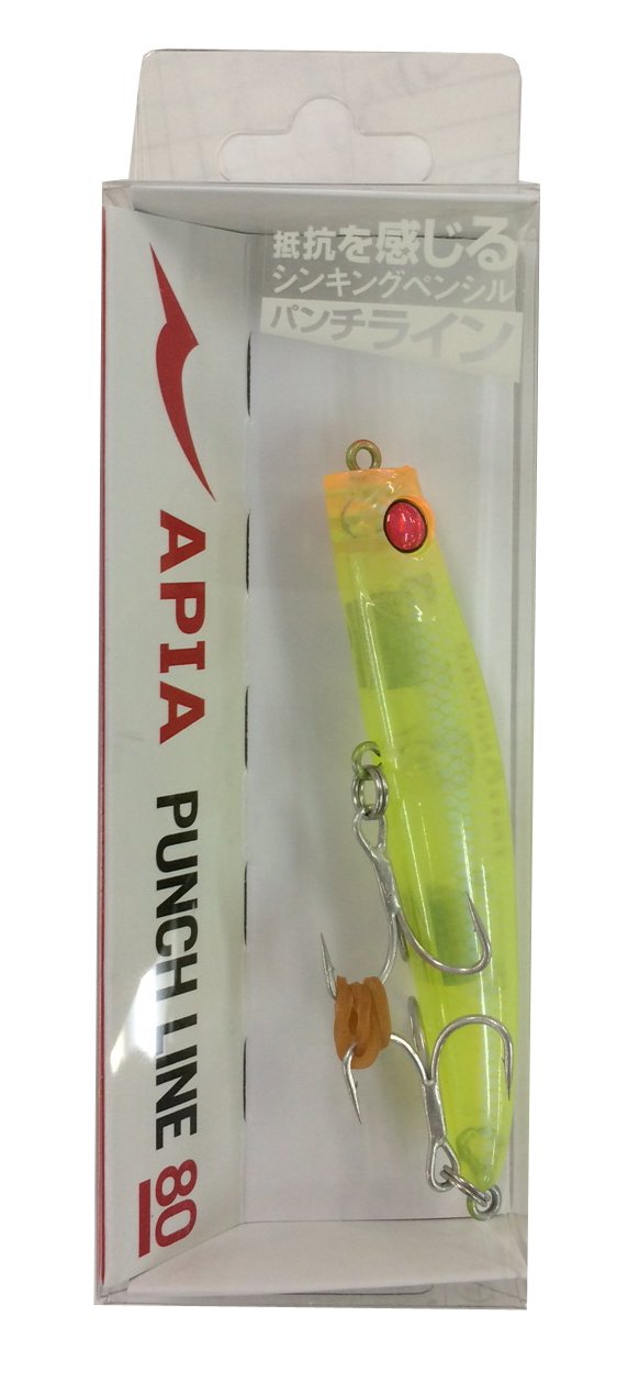 Apia Minnow Punch Line 80#18 Skeleton Chart Lure