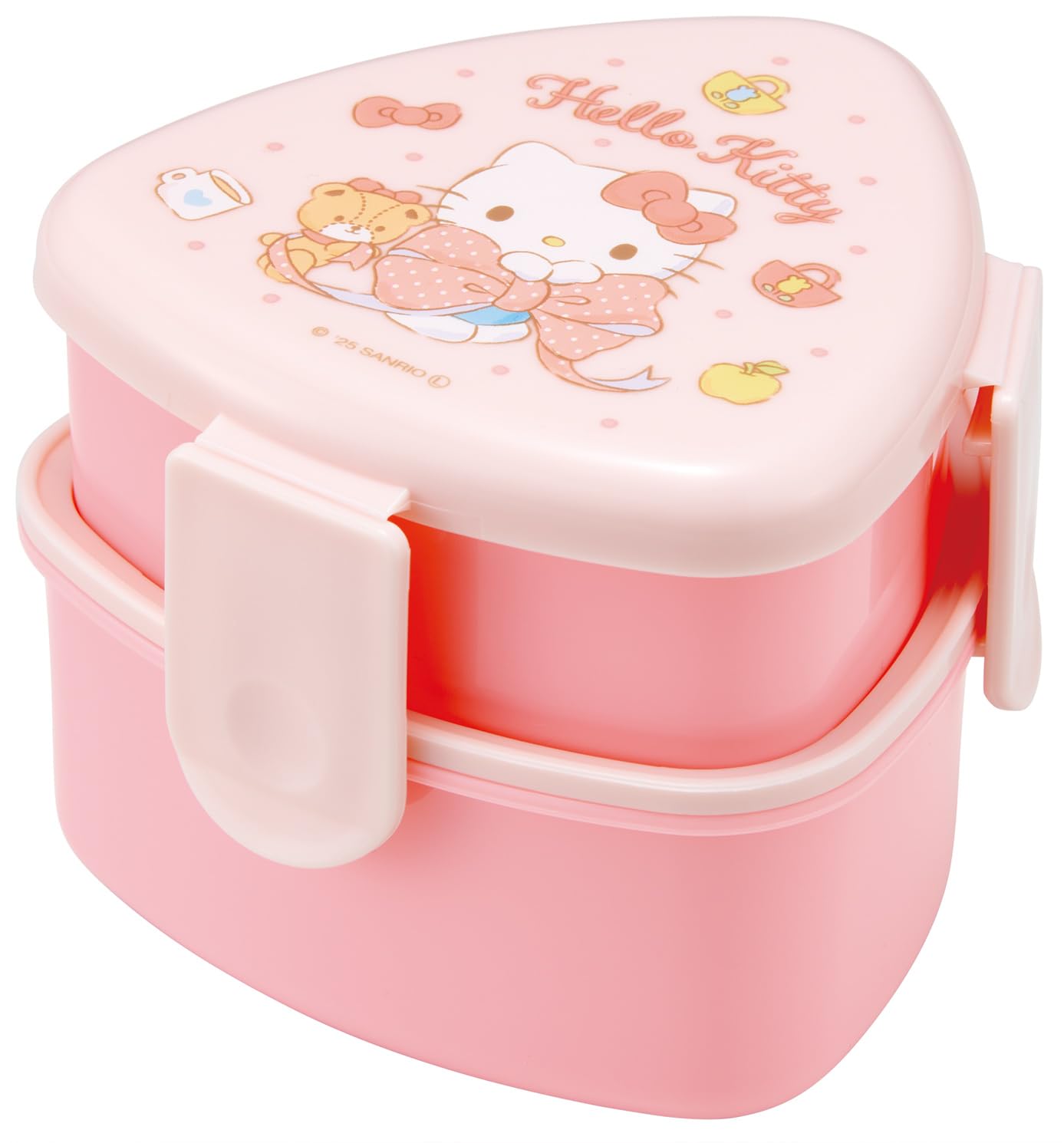 Skater - Triangle Rice Lunch Box (500ml) with Fork, Sanrio Hello Kitty of Japan (ONWT1-A)