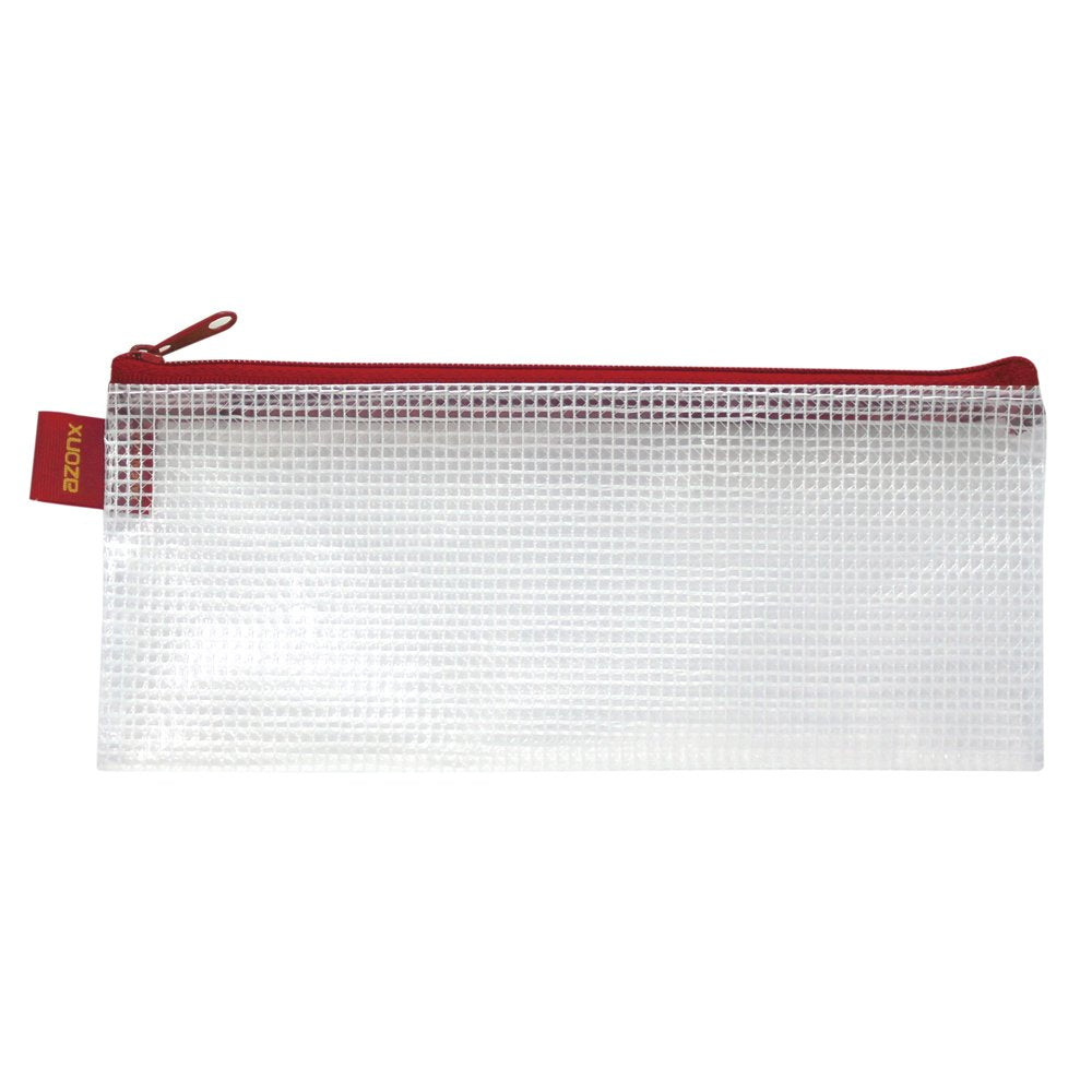 セキセイ Sekisei AZ-136E Azone Mesh Case, Eco Type, Pen Size, Red