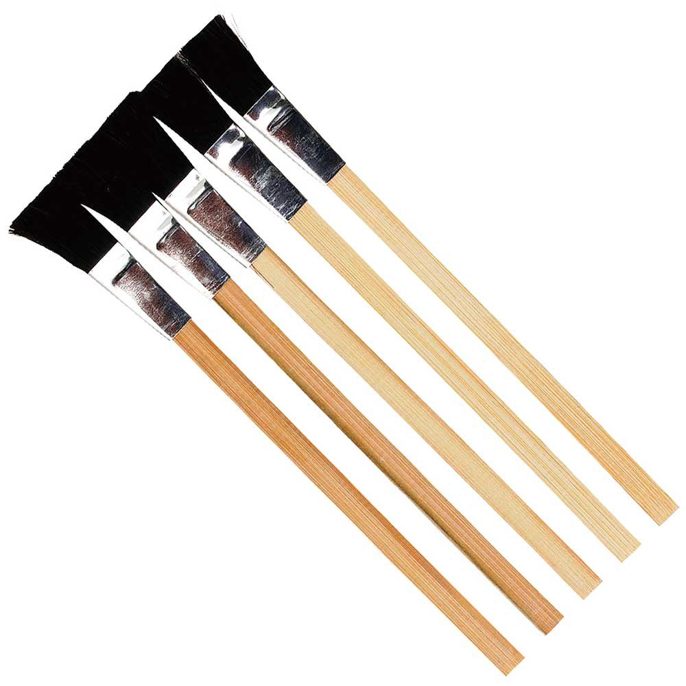 SK11 Oil Brush, Bamboo Handle, Large, 5 Pieces No. 152