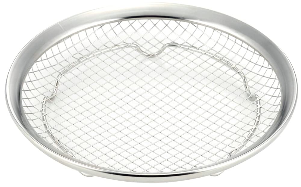 Shimomura Kihan 40251 Colander, Karatto Oil Drainer, Small, Made in Japan, Stainless Steel, Tabletop, 7.7 inches (19.6 cm), Mom Cook Tsubamesanjo