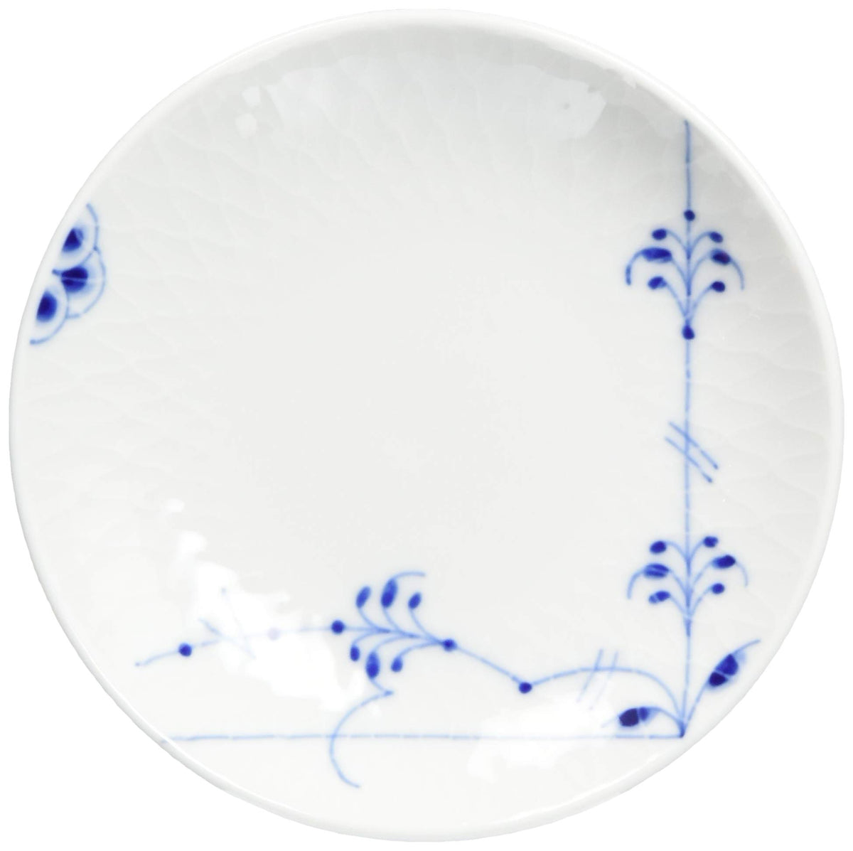 Royal Copenhagen 1017423 Blue Palmette Plate, 3.9 inches (10 cm), Wedding Gift