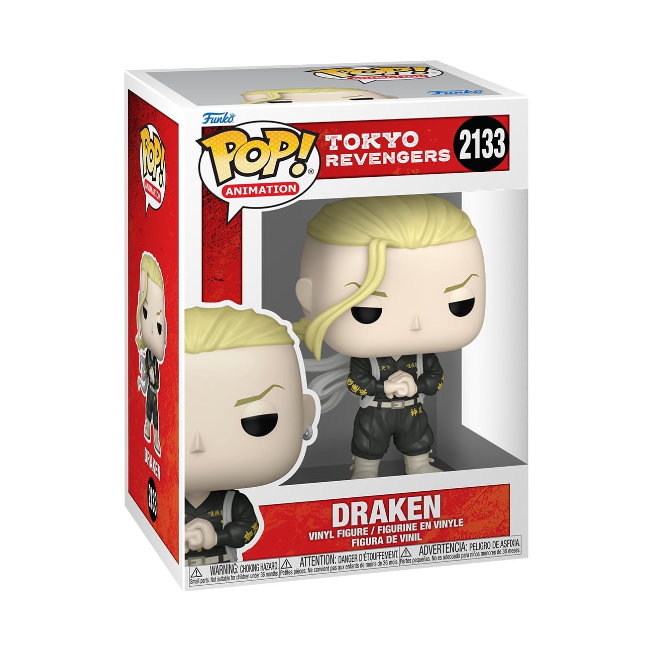 Funko Pop! Animation: Tokyo Revengers - Draken - Collectable Vinyl Figure - Gift Idea - Official Merchandise - Toys for Kids & Adults - Anime Fans - Model Figure for Collectors and Display