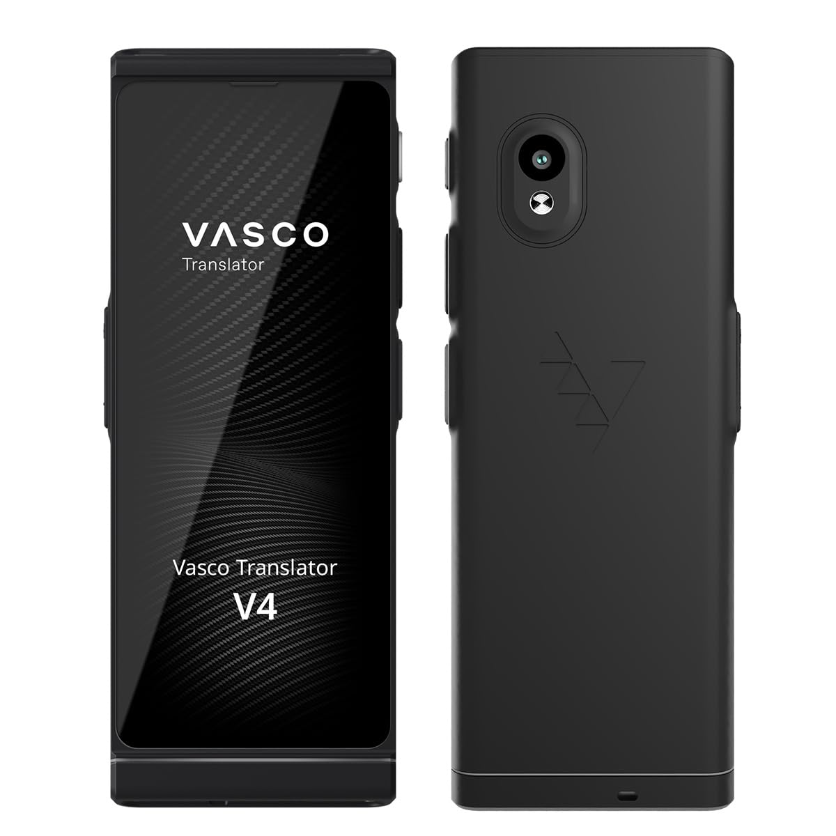 Vasco V4 Language Translator Device | 112 Languages | Free Lifetime Internet in Almost 200 Countries | Black Onyx