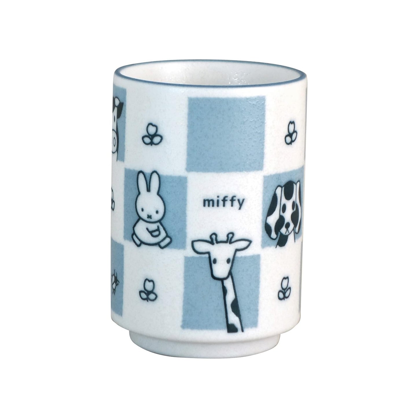 Dick Bruna Miffy 212141 Tea Cup Cup Approx. 9.1 fl oz (270 ml), Microwave, Dishwasher Safe, Blue, Made in Japan