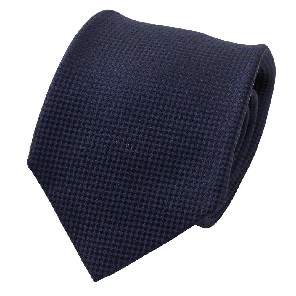 Ozie [Tie, Sette Piega Plain, Made in Japan,Navy blue