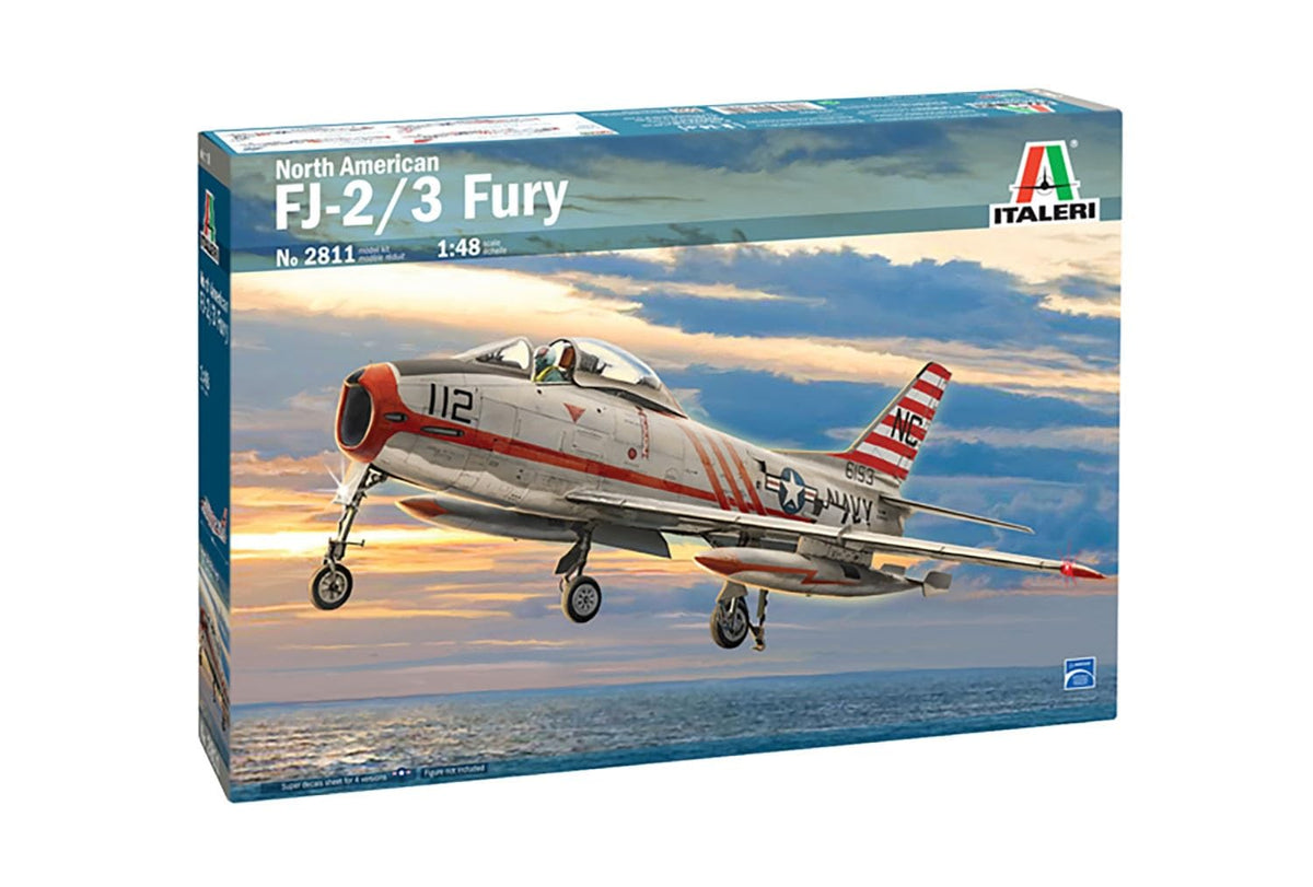Platz ITALERI 1/48 USA FJ-2/3 Fury Plastic Model IT2811 (Airplane)
