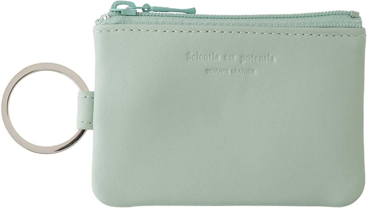 Slip-On Noir Key Pouch Mini Leather Sage Green NSL-1803