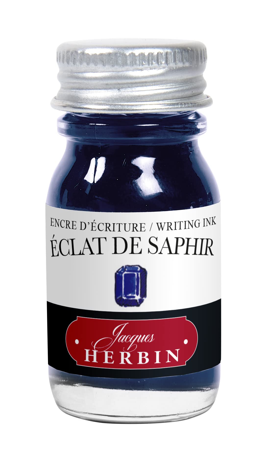 Herbin Bottled Fountain Pen Ink, 10ml - Sapphire Blue