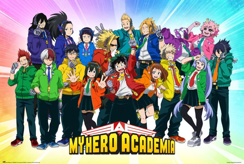 トライエックス TriX GPE-5638 My Hero Academia Poster, 24.0 x 36.0 inches (61 x 91.5 cm)