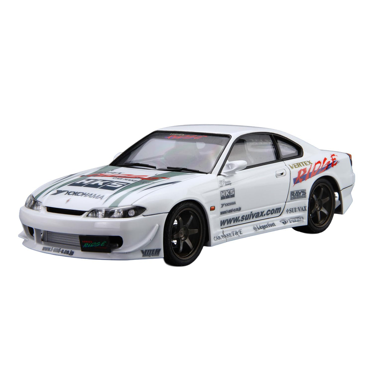 Aoshima Bunka Kyozai (Aoshima) The Tune Car No.8 1/24 Vertex S15 Sylvia '99 (Nissan) Plastic Model
