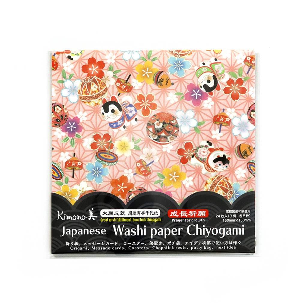 Washi Chiyogami Pray for Growth