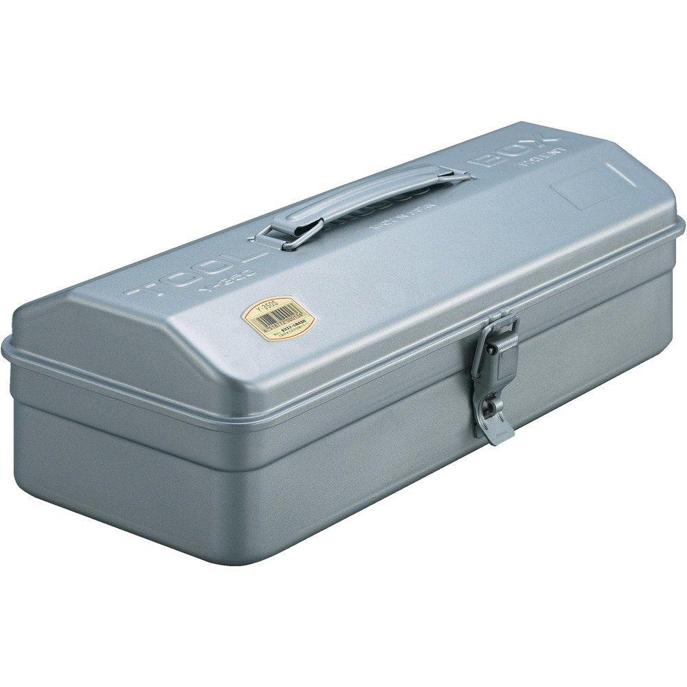 TRUSCO Y-350-SV Mountain Tool Box, 14.8 x 6.4 x 4.8 inches (373 x 164 x 124 mm), Silver