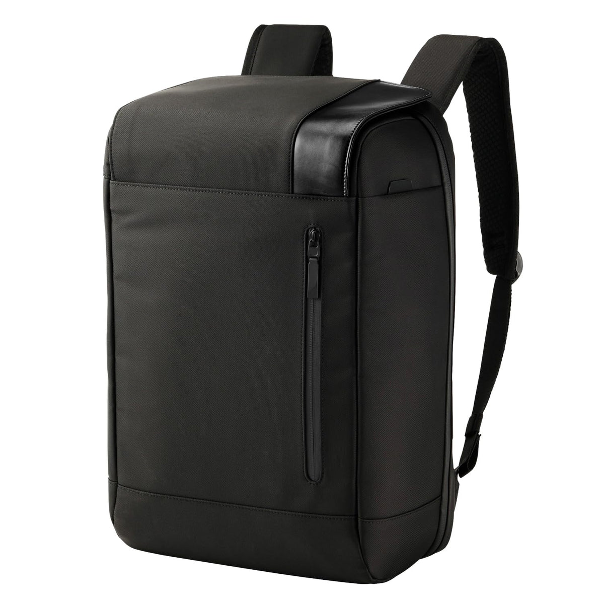 Elecom BM-BPSC01LBK Backpack, Security Bag, Water Repellent, Skimming Prevention, Large Capacity, 6.3 gal (28 L), Black