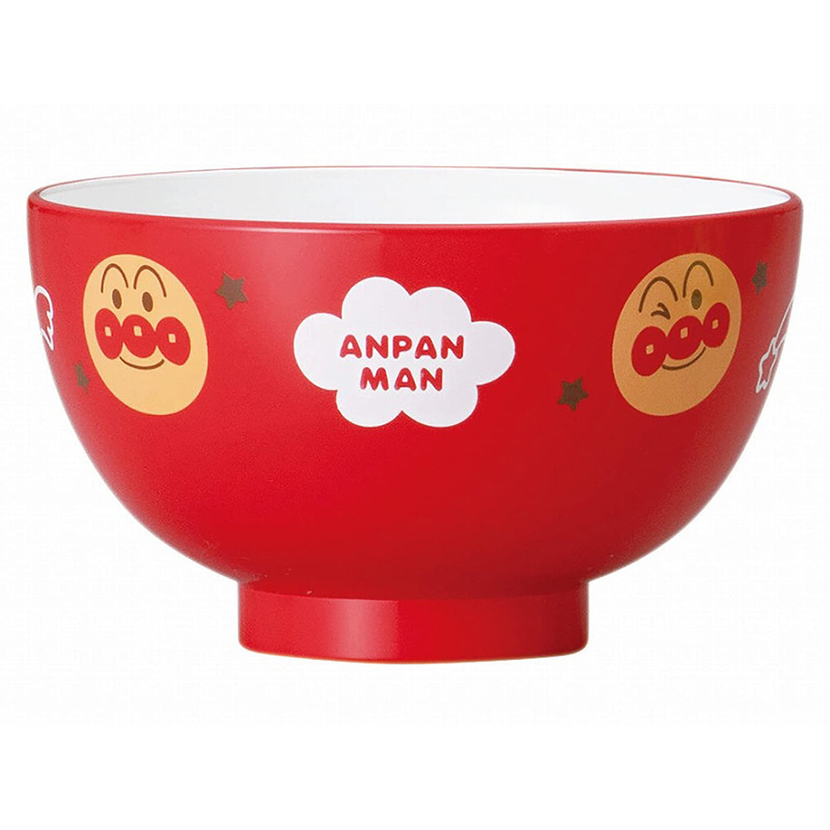 金正陶器(Kaneshotouki) Kim Jo Pottery 066531 Anpanman Painted Bowl Soup Bowl M Approx. 4.3 inches (11 cm) Nakayoshi Series Red