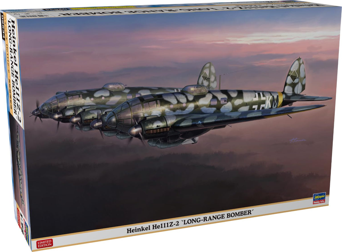 Hasegawa 02534 1/72 Heinkel He11Z-2 "Long Range Bomber" Plastic Model