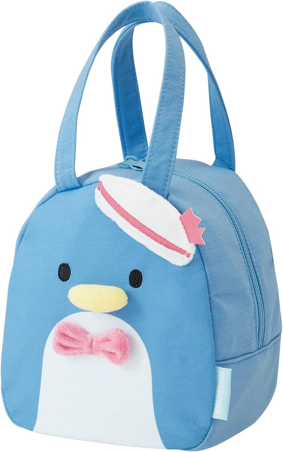 Skater KNBD1-A Die-Cut Lunch Bag, Sweat Material, Sanrio, Tuxedo Sam, Boys, Girls
