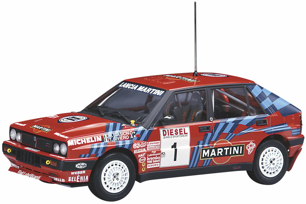 Hasegawa 20825 1/24 Lancia Delta HF Integlale 16v "1989 Sun Remory" Plastic Model