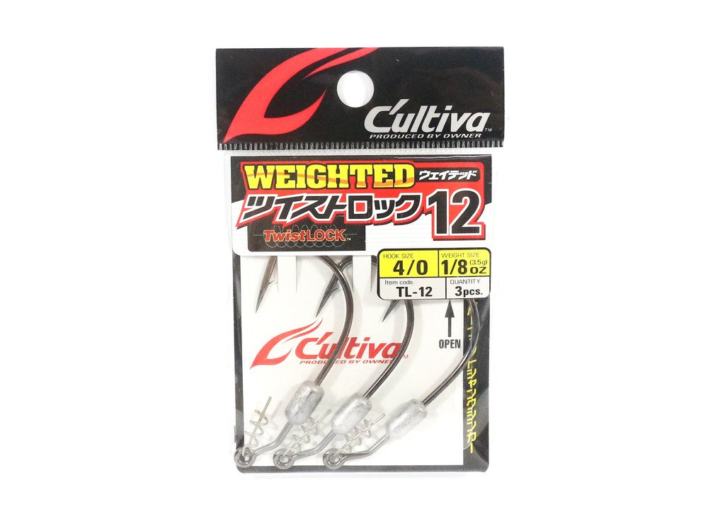 Owner 11692 Single Hook TL-12 Weighted Twist Lock No. 4/0 1/8 oz