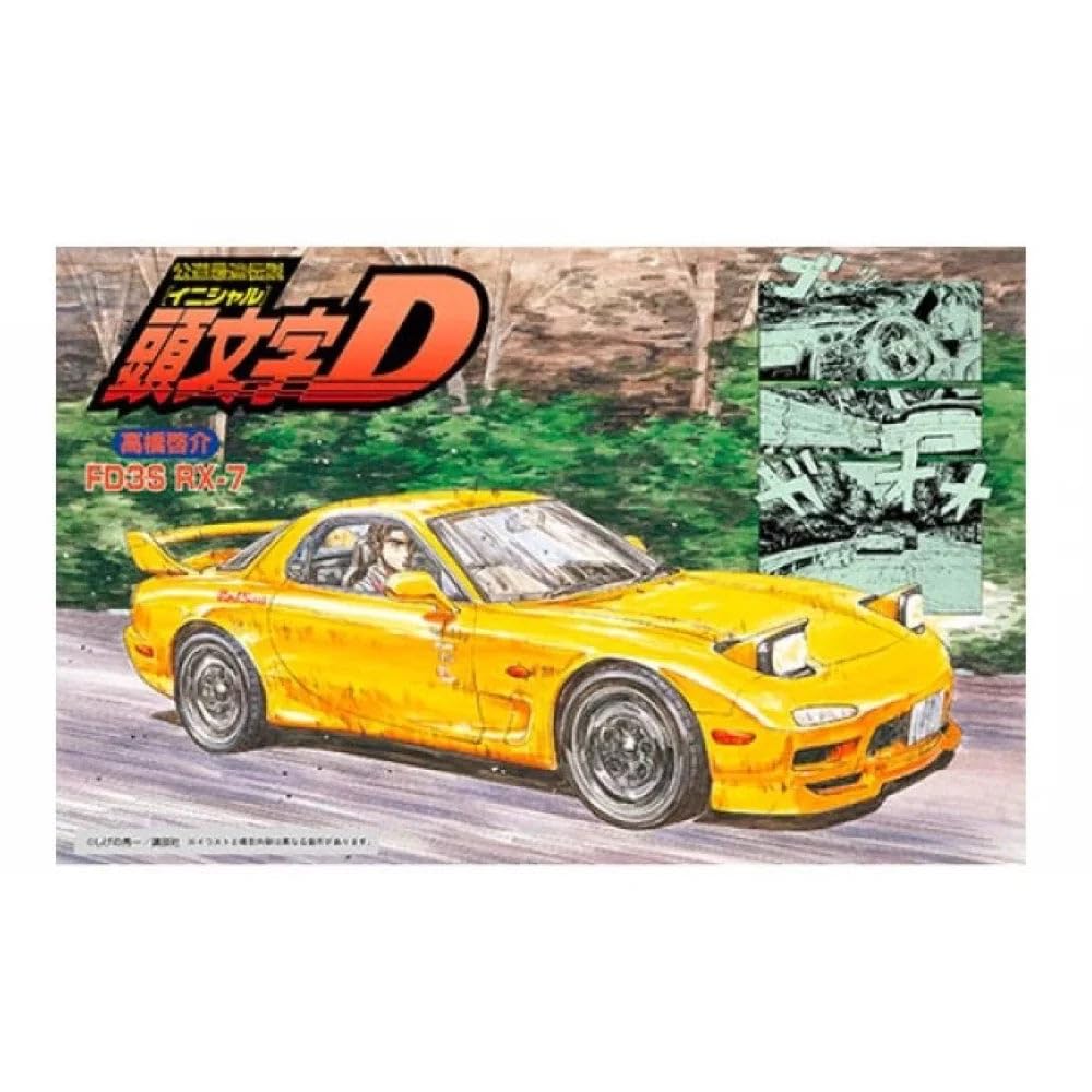 Fujimi Mokei 1/24 Initial D Series No. 10 FD3S RX-7 Awareness Takahashi ISD-10