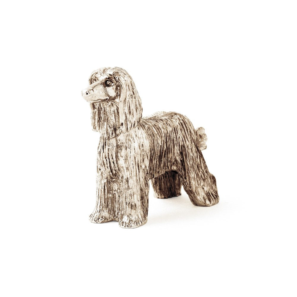 Afghan hound dog figure made in UK (japan import)