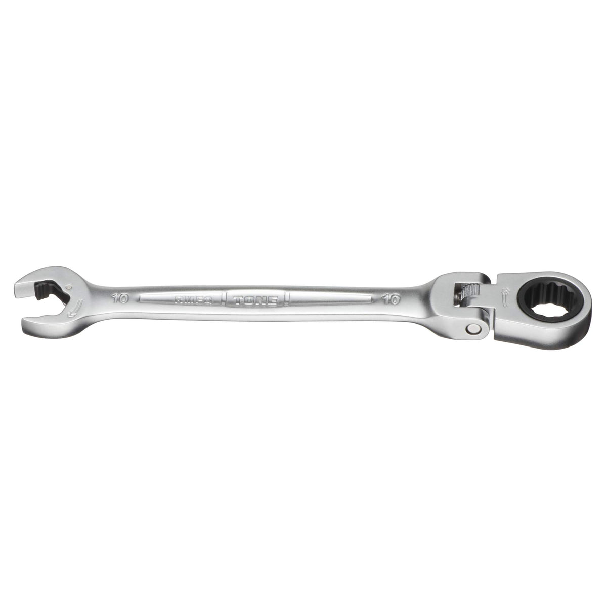 TONE Ratchet Ring Wrench Ratcheting Spanner Head Flex Head Set RMFQ-10 10mm