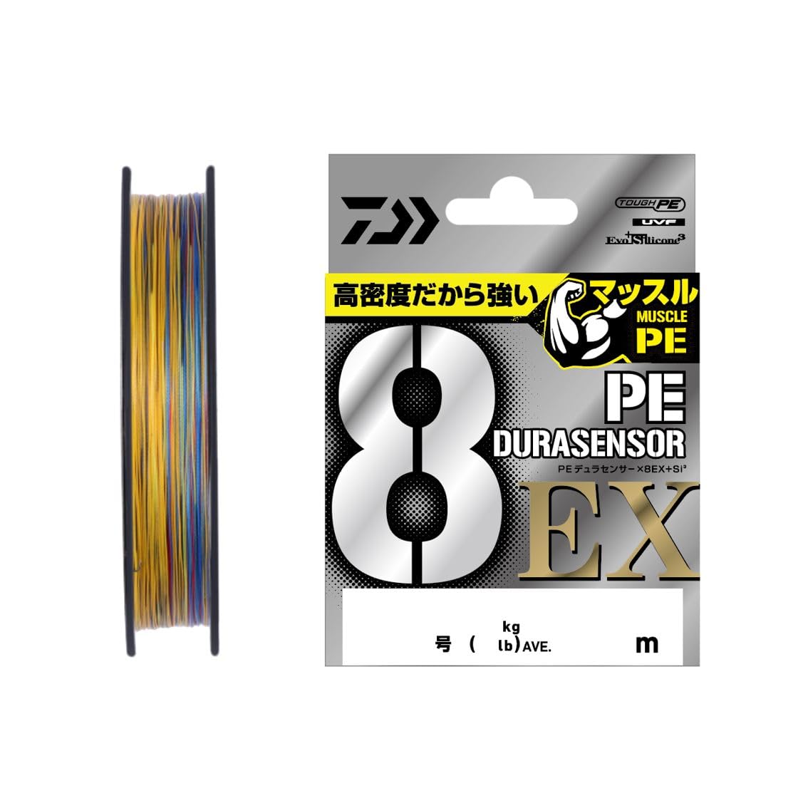 DAIWA PE Line UVF PE Dura Sensor X8EX + Si3 5C 1.2-300