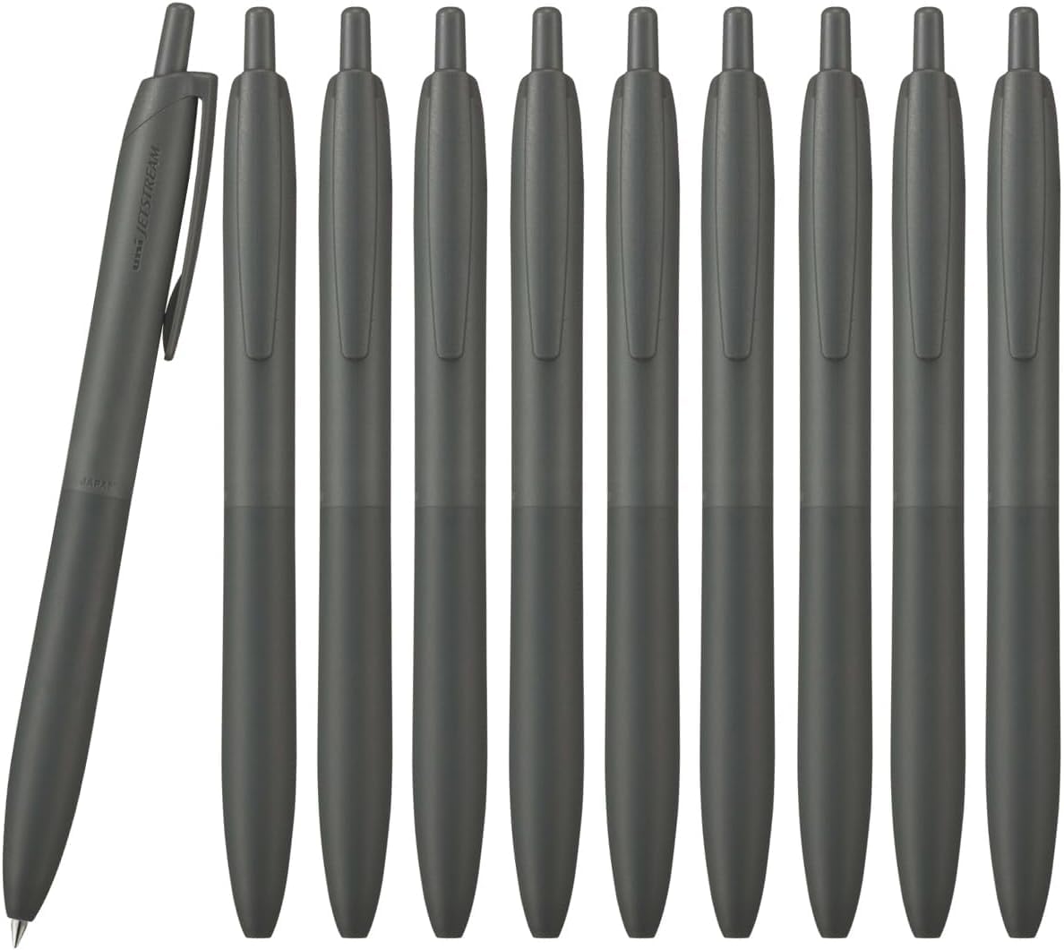 Mitsubishi Pencil, Permanent Ballpoint Pen, Jet Stream Light Touch Ink, 10 Count 0.5 Off Black SXNLS05.24 10P