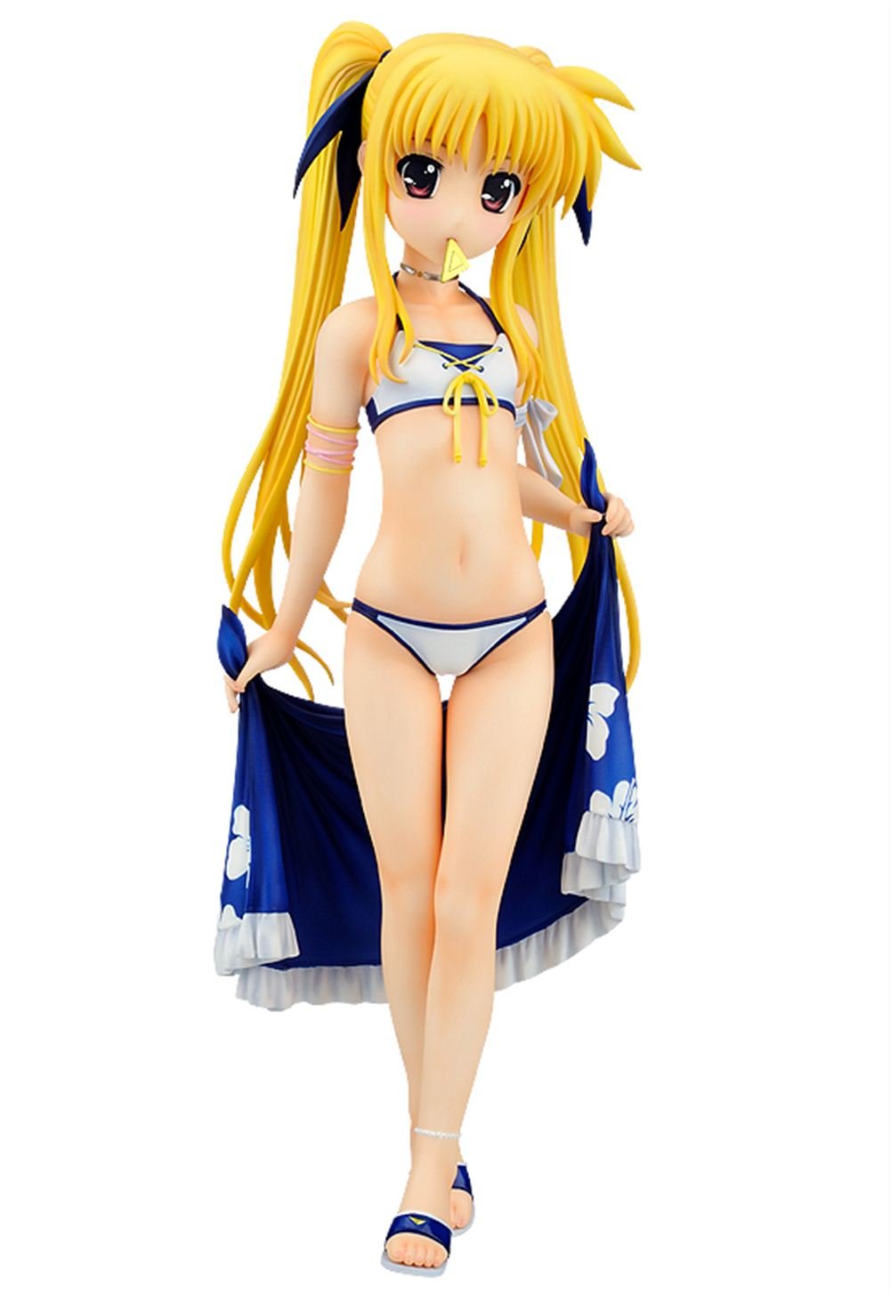 Good Smile Magical Girl Lyrical Nanoha The Movie Fate Testarossa PVC Figure (Swimsuit Version)