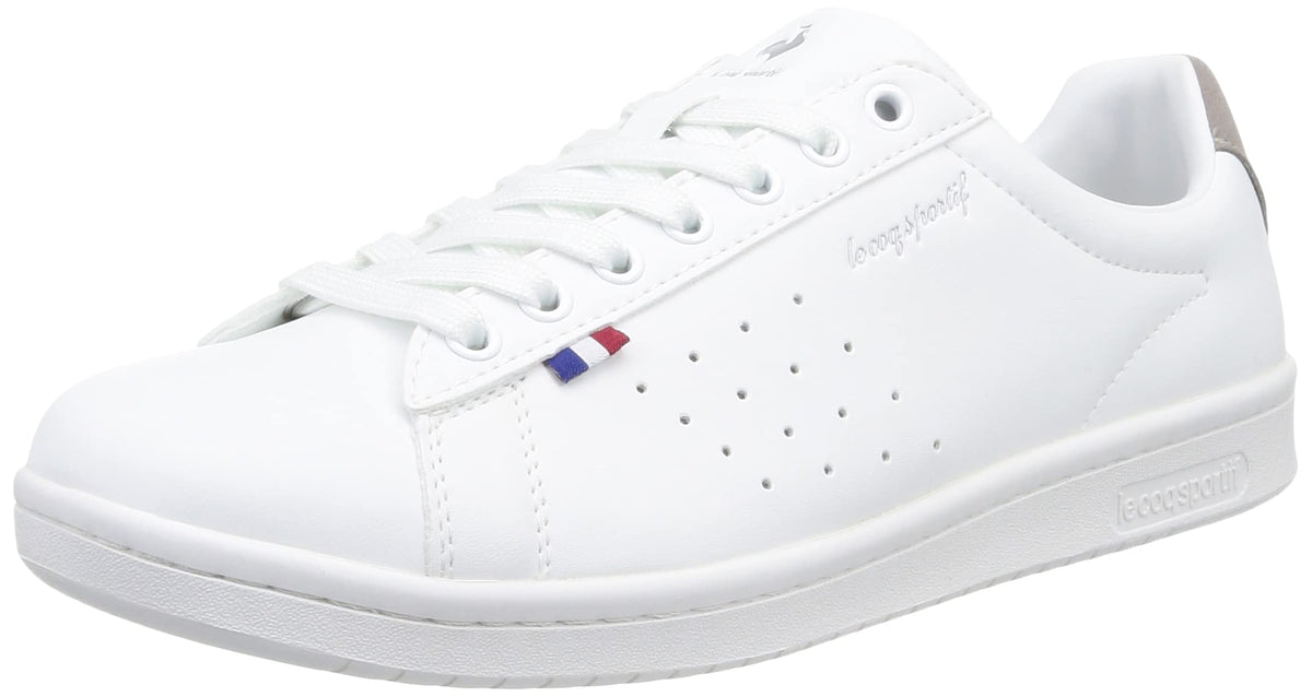 Le Coq Sportif WG (QL1VJC02WG) LA Laurent SL Sneakers, Lightweight, Deodorizing, Fit, Cushioning, Classic, Court Style, US Men's Size 6 (25.0 cm)