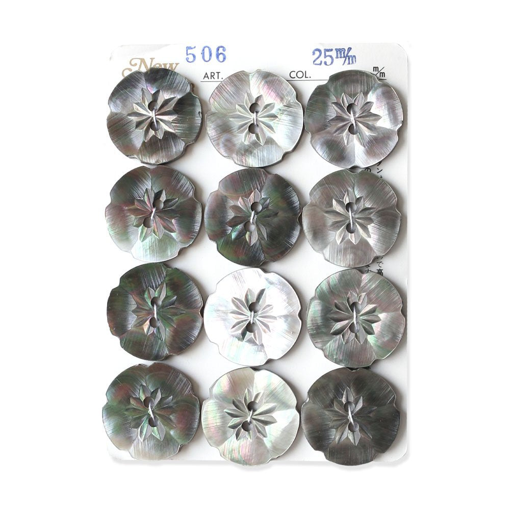 NBK IGA506-25 Shell Button, φ1.0 inches (25 mm)