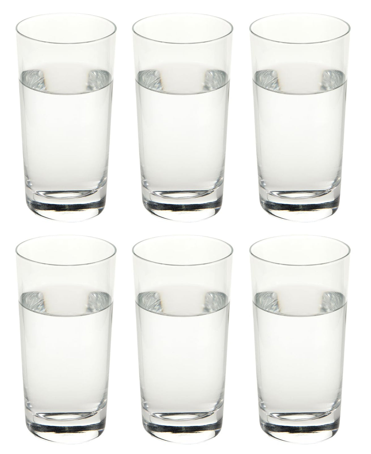 東洋佐々木ガラス Toyo Sasaki Glass T-21102HS Glass Tumbler, 10.1 fl oz (305 ml), Nack HS 10, Made in Japan, Dishwasher Safe, Set of 6