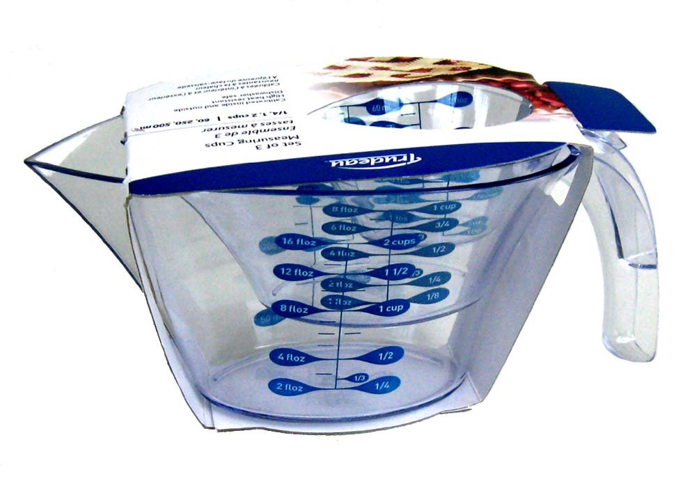 Trudeau 0010-048 Measuring Cup 3pcs Set