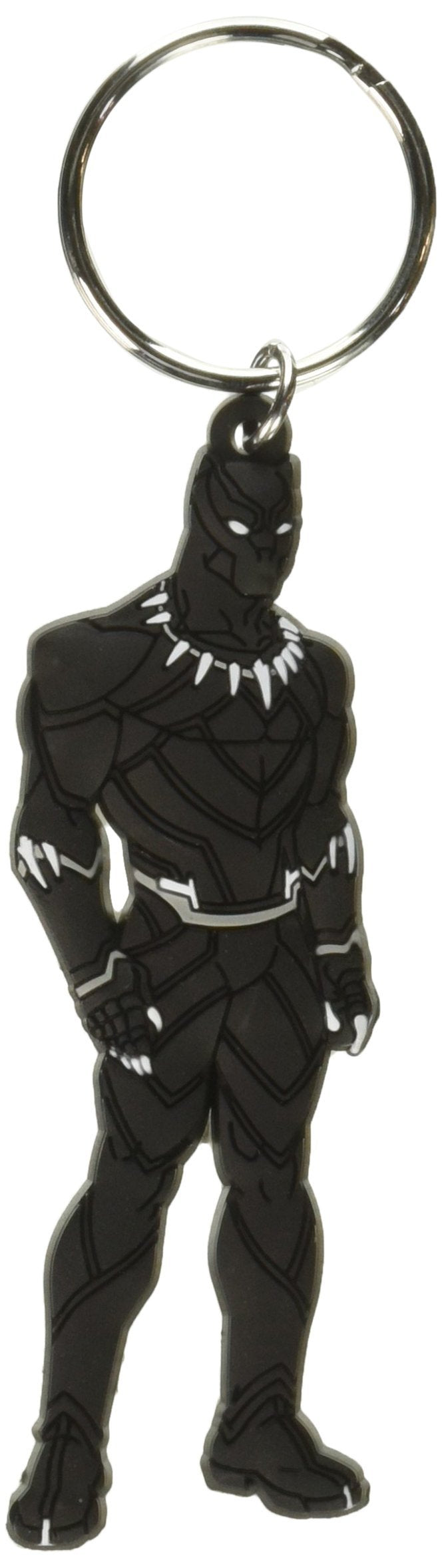 Marvel Black Panther Avengers Soft Touch PVC Key Ring Character Accessory Multi-colored, 3"