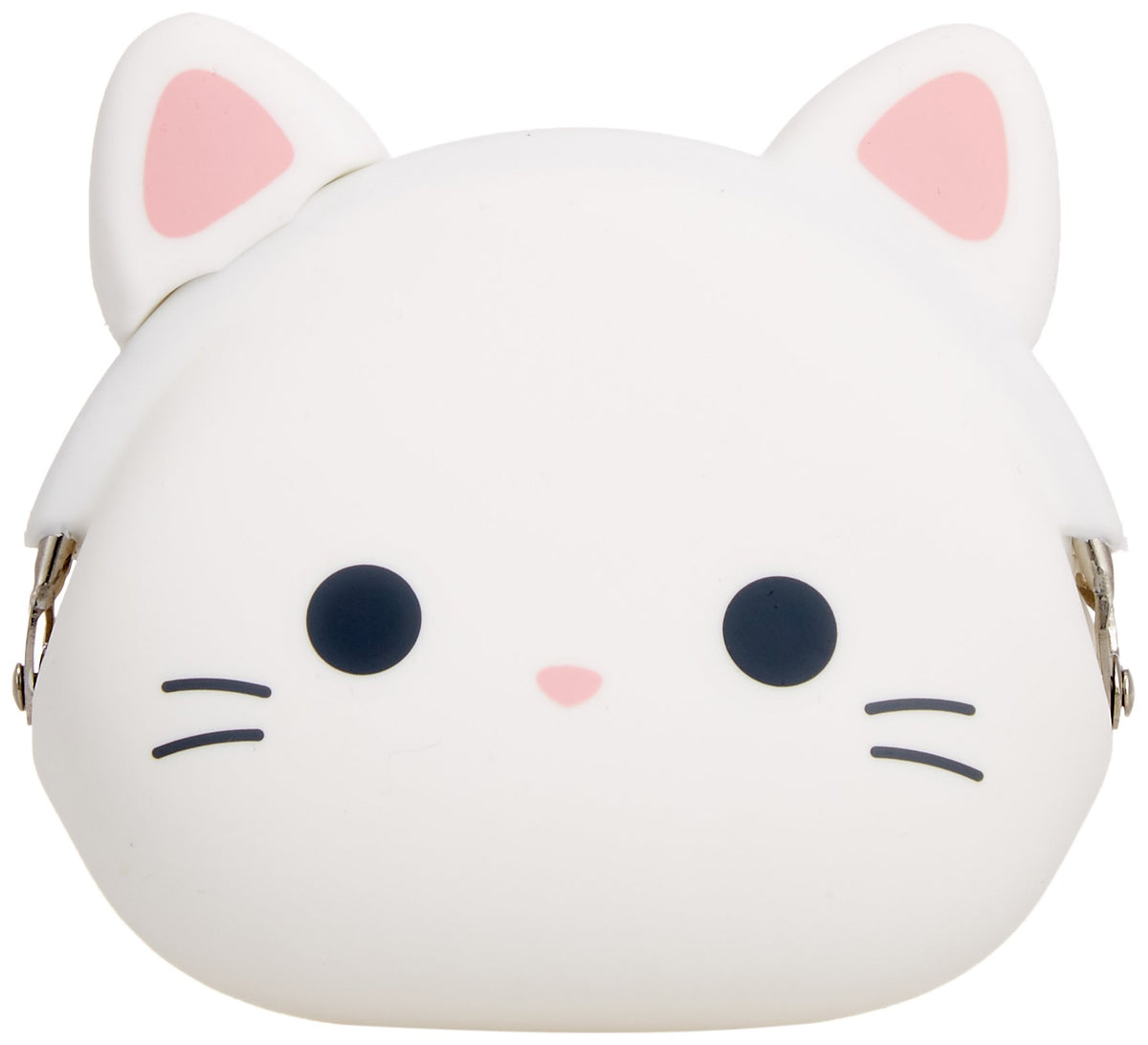 P+G Designs Mimi Pochi Friends Silicone Coin Purse - White Cat