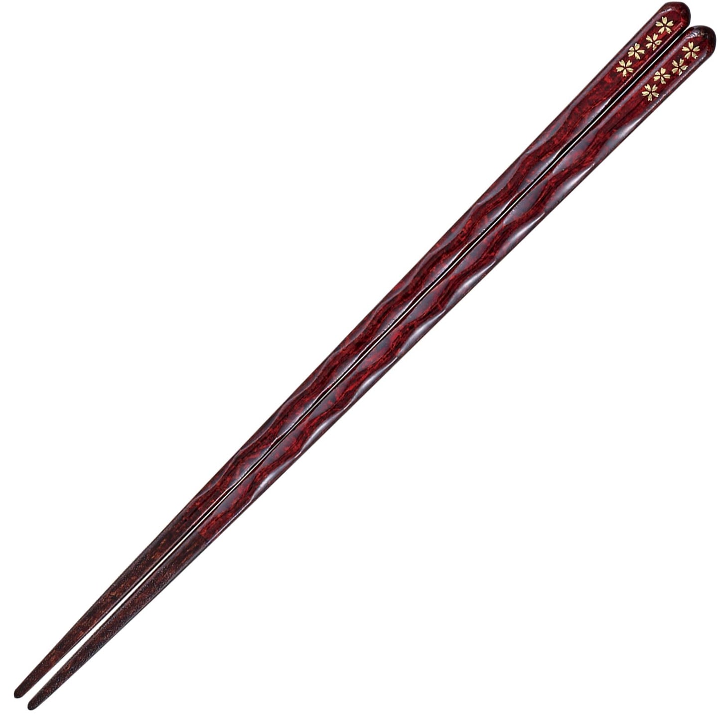 Sunlife H-06796 Gold Crest Chopsticks for Adults, Long, Dishwasher Safe, Easy to Grip, Tip, Kouhana, Red, 9.1 inches (23 cm), Made in Japan