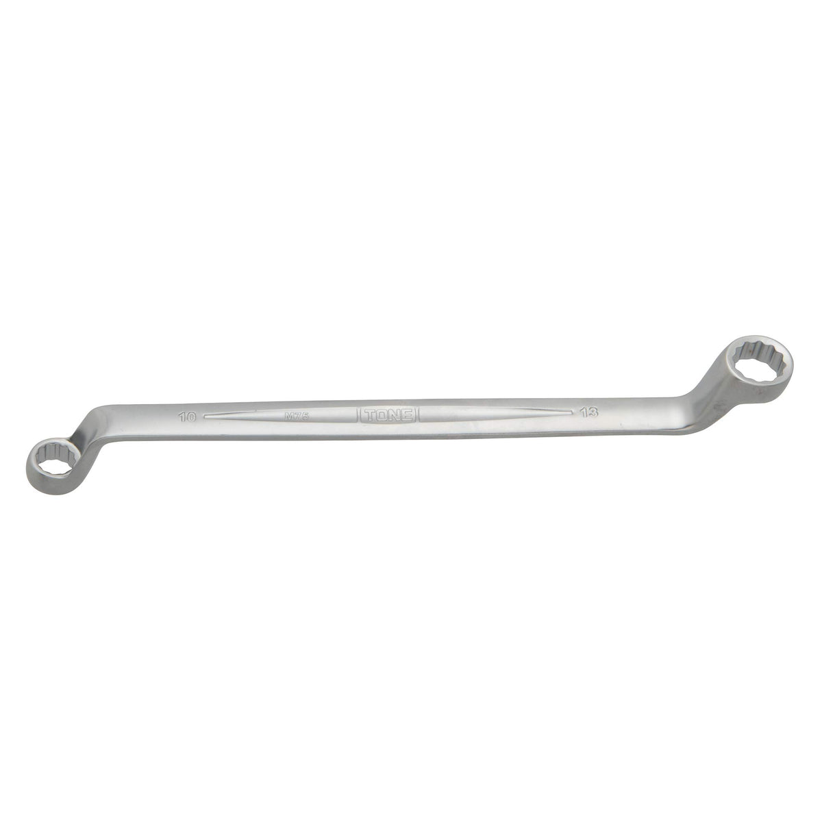 TONE M75-1013 Long Mechanic Glasses Wrench (75°) Double Side Width 0.4 x 0.5 inches (10 x 13 mm)