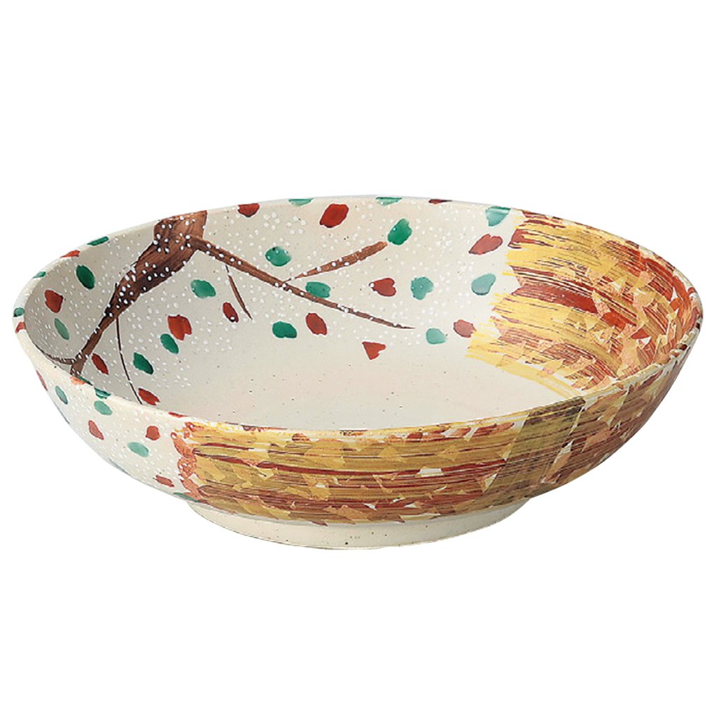 山下工芸(Yamashita kogei) Yamasita Craft 25705-018 UnNishiki Large Pot, 12.2 x 12.0 x 3.3 inches (30.7 x 30.7 x 8.5 cm)