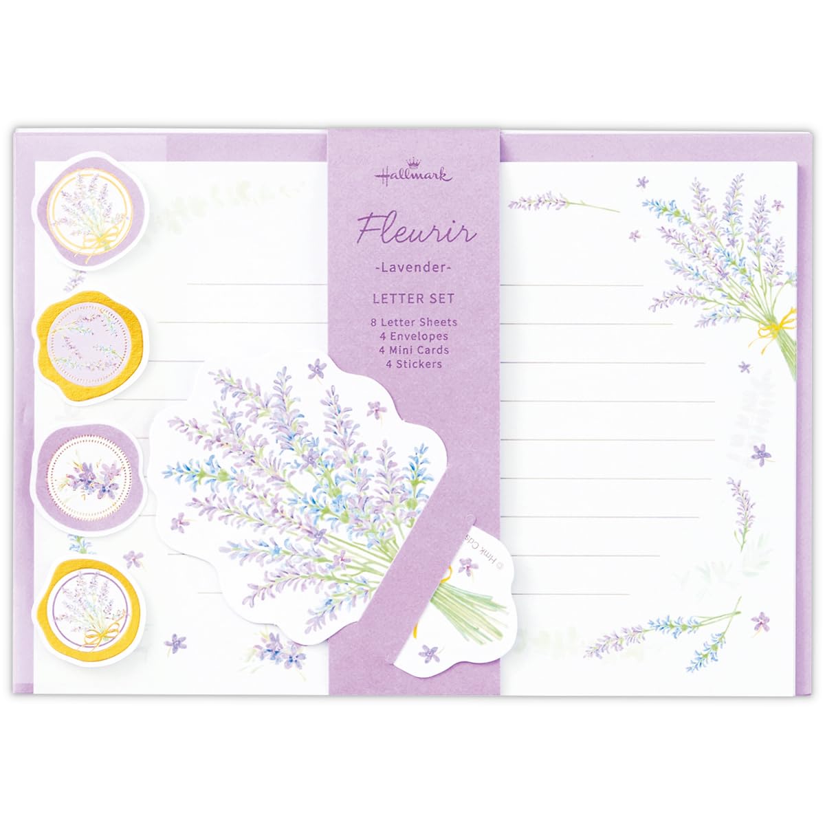 Hallmark Letter Set Full Reel Lavender 833923