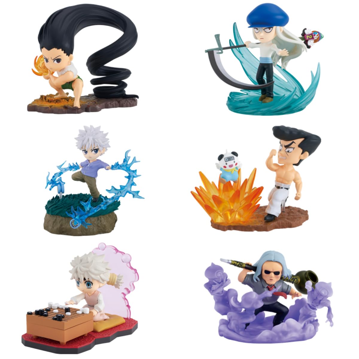 Rement Hunter x Hunter DesQ DESKTOP Hunter 4, 1 Box, Approx. H 4.5 x W 2.8 x D 3.1 inches (115 x 70 x 80 mm), PVC, ABS