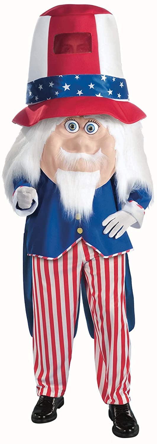 Rubies Adult Forum Parade Pleasers Uncle Sam Costume, As Shown, Standard Red